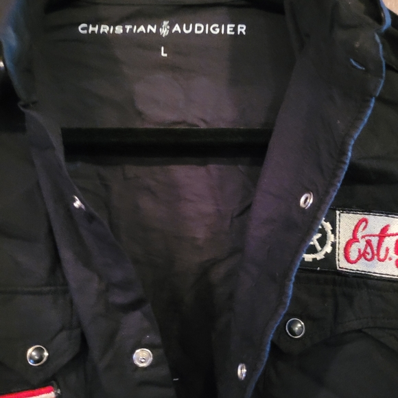 CHRISTIAN AUDIGIER BUTTON DOWN SHIRT - Picture 9 of 16